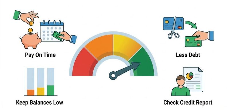Simple ways to increase your credit score through responsible financial habits